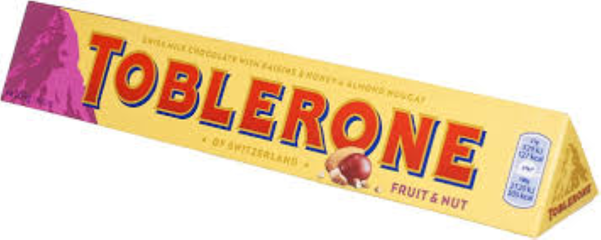 TOBLERONE FRUIT & NUT 100G